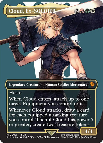Cloud, Ex-SOLDIER (Borderless) (202) (Commander: FINAL FANTASY)