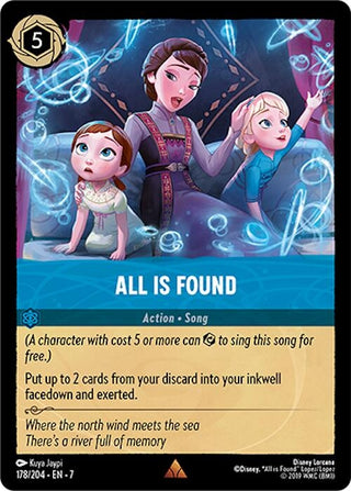 Image for All Is Found (178/204) [Archazia's Island] - Disney Lorcana
