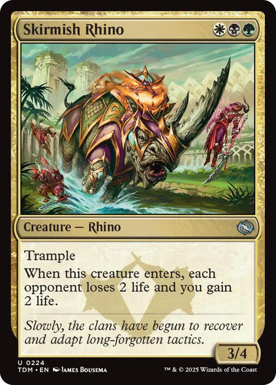 Skirmish Rhino (224) (Tarkir: Dragonstorm)