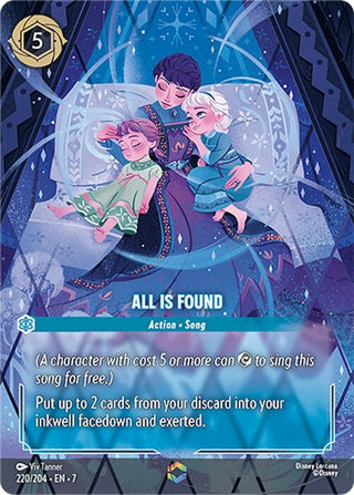 Image for All Is Found (Enchanted) (220/204) [Archazia's Island] - Disney Lorcana