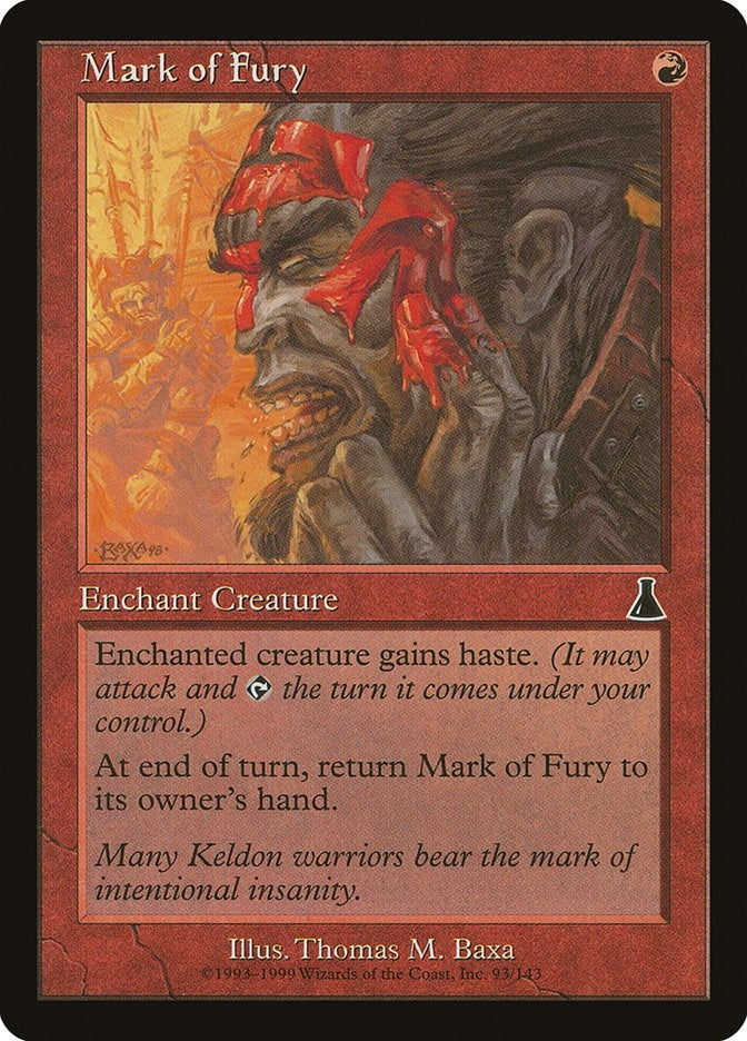 Mark of Fury (93) [UDS] - MTG Single
