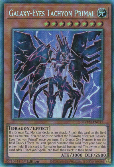 Galaxy-Eyes Tachyon Primal (CR) (MZTM-EN011) (Maze of the Master)