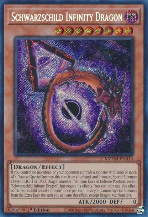 Schwarzschild Infinity Dragon (MZTM-EN013) (Maze of the Master)