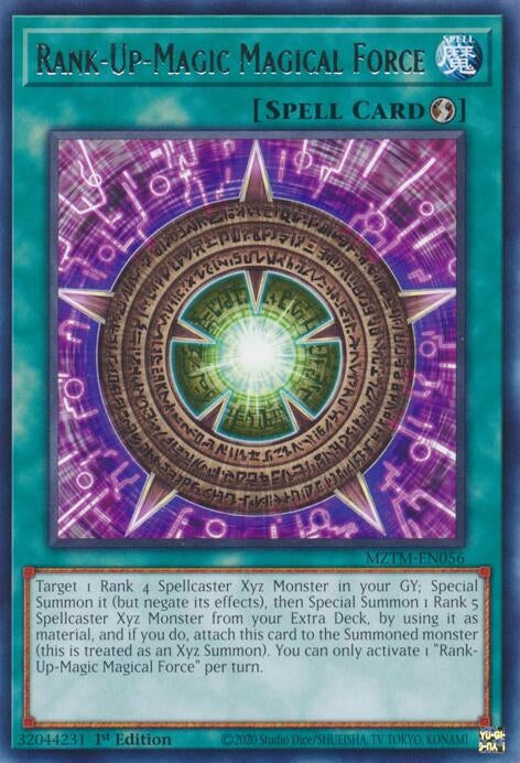Rank-Up-Magic Magical Force (MZTM-EN056) (Maze of the Master)