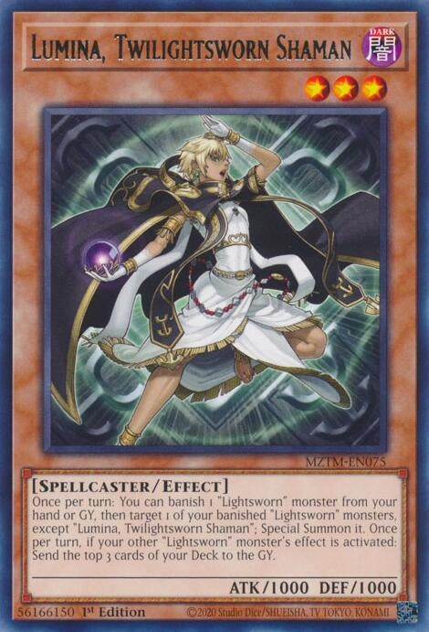 Lumina, Twilightsworn Shaman (MZTM-EN075) (Maze of the Master)