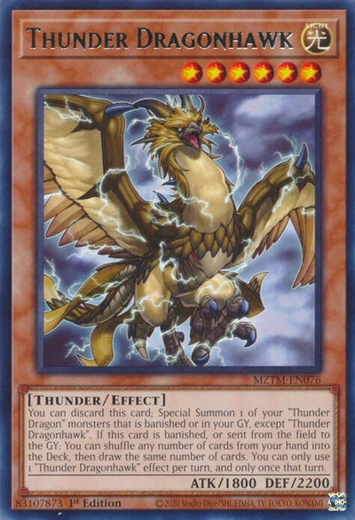 Thunder Dragonhawk (MZTM-EN076) (Maze of the Master)