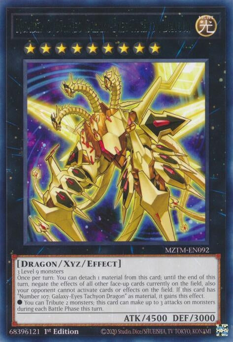 Number C107: Neo Galaxy-Eyes Tachyon Dragon (MZTM-EN092) (Maze of the Master)