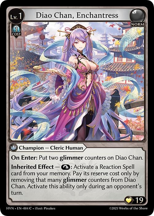 Image for Diao Chan, Enchantress (004) [HVN]