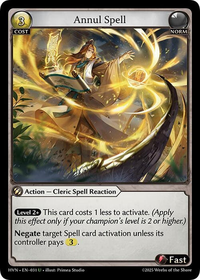 Annul Spell (031) (HVN)