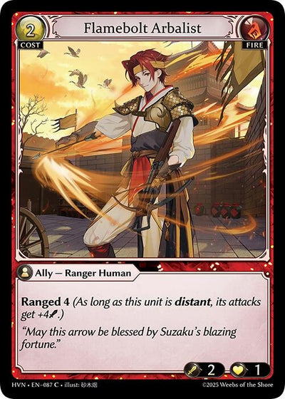Flamebolt Arbalist (087) (HVN)