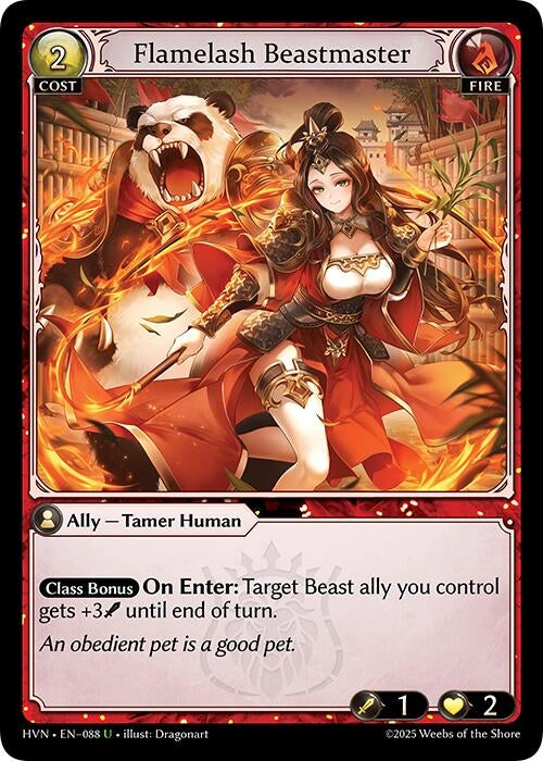 Flamelash Beastmaster (088) (HVN)