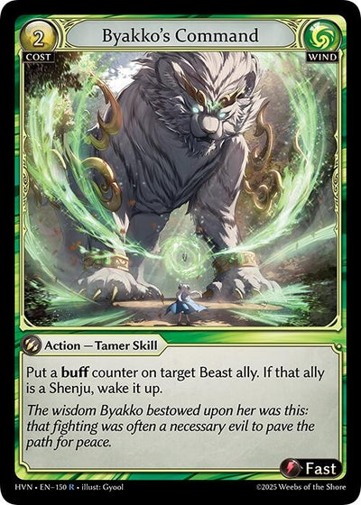 Byakko's Command (150) (HVN)