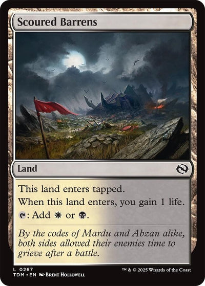 Scoured Barrens (267) (Tarkir: Dragonstorm)