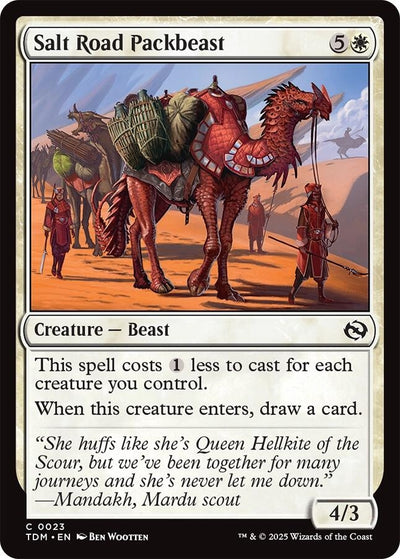 Salt Road Packbeast (23) (Tarkir: Dragonstorm)