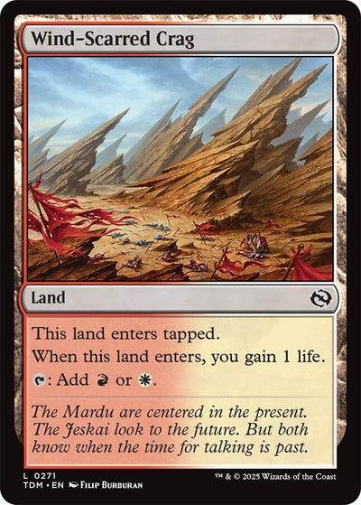 Wind-Scarred Crag (271) (Tarkir: Dragonstorm)