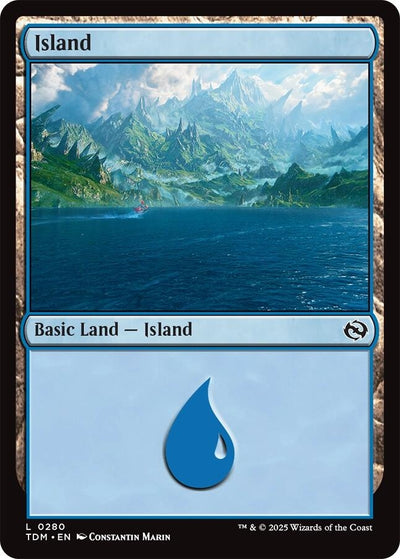 Island (0280) (280) (Tarkir: Dragonstorm)