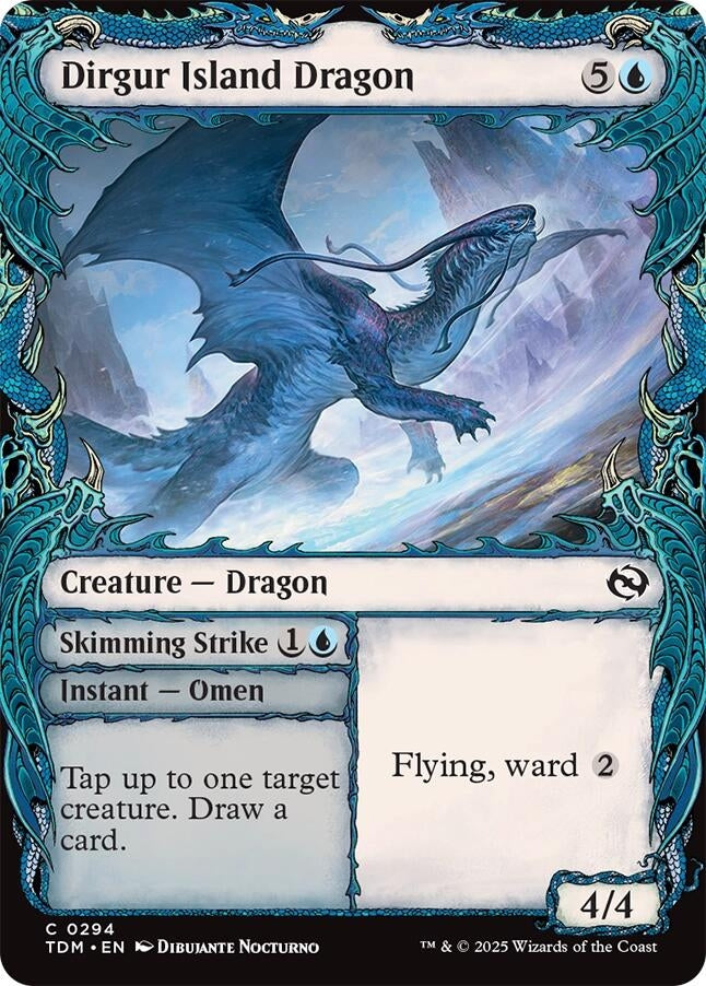 Image for Dirgur Island Dragon (Showcase) (294) (Tarkir: Dragonstorm) - Magic: The Gathering