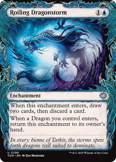 Roiling Dragonstorm (Showcase) (296) (Tarkir: Dragonstorm)