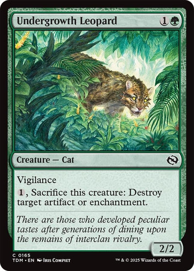Undergrowth Leopard (165) (Tarkir: Dragonstorm)