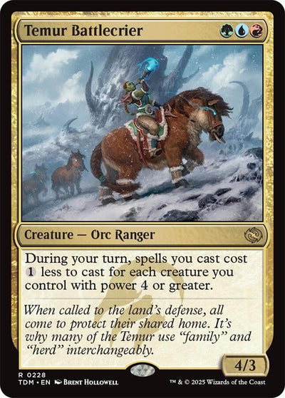Temur Battlecrier (228) (Tarkir: Dragonstorm)