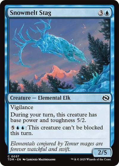 Snowmelt Stag (57) (Tarkir: Dragonstorm)