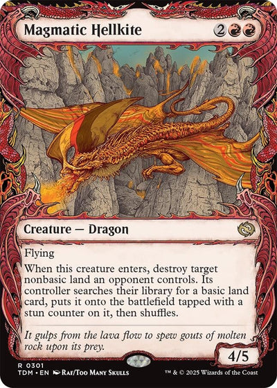 Magmatic Hellkite (Showcase) (301) (Tarkir: Dragonstorm)