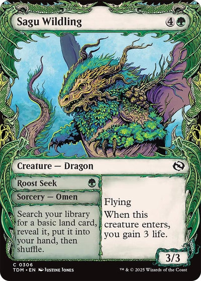 Sagu Wildling (Showcase) (306) (Tarkir: Dragonstorm)