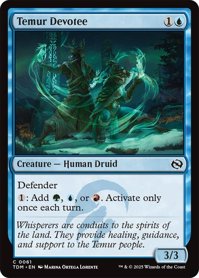 Temur Devotee (61) (Tarkir: Dragonstorm)