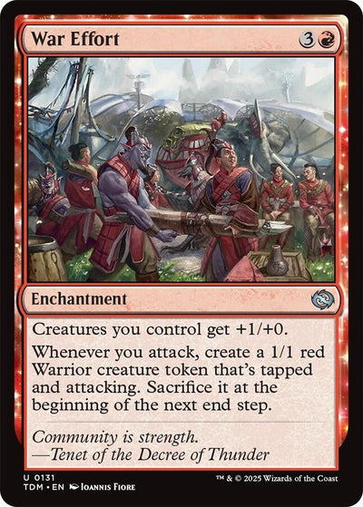 War Effort (131) (Tarkir: Dragonstorm)