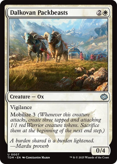 Dalkovan Packbeasts (7) (Tarkir: Dragonstorm)