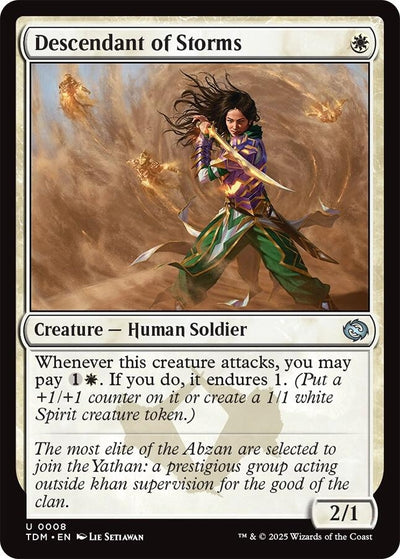 Descendant of Storms (8) (Tarkir: Dragonstorm)