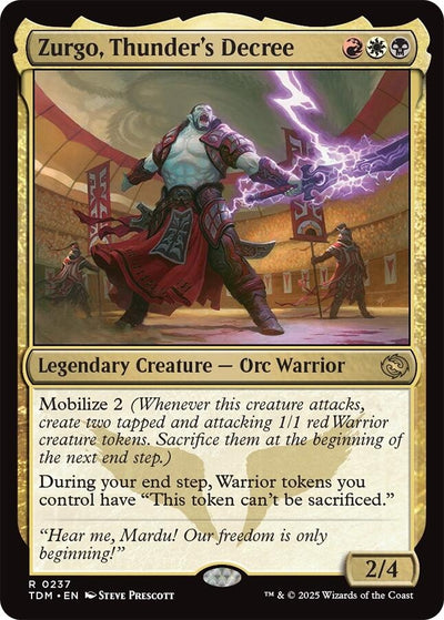Zurgo, Thunder's Decree (237) (Tarkir: Dragonstorm)