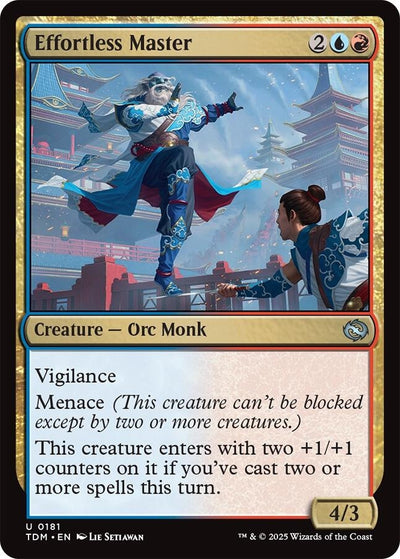 Effortless Master (181) (Tarkir: Dragonstorm)