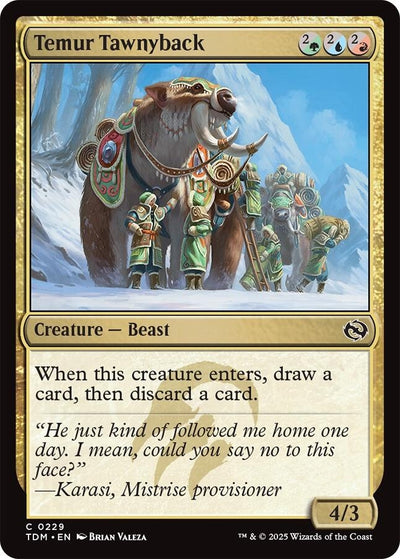 Temur Tawnyback (229) (Tarkir: Dragonstorm)
