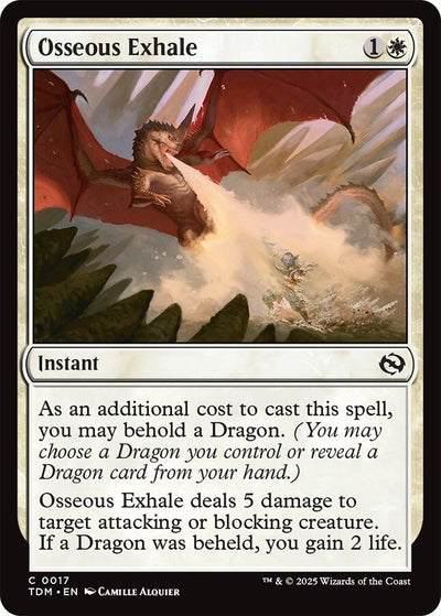 Osseous Exhale (17) (Tarkir: Dragonstorm)