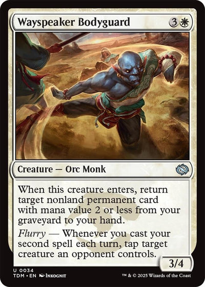 Wayspeaker Bodyguard (34) (Tarkir: Dragonstorm)