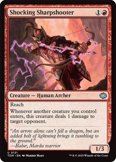 Shocking Sharpshooter (121) (Tarkir: Dragonstorm)
