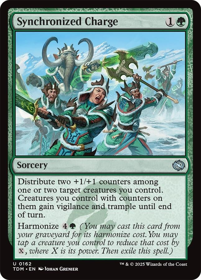 Image for Synchronized Charge (162) (Tarkir: Dragonstorm) - Magic: The Gathering