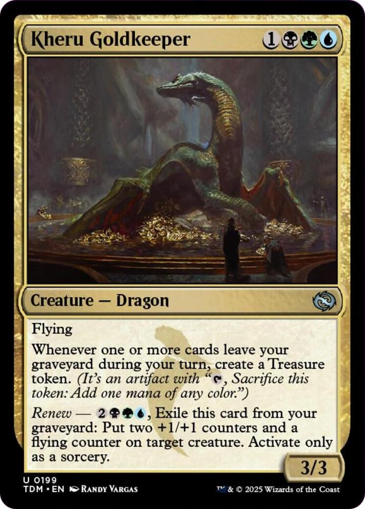 Image for Kheru Goldkeeper (199) (Tarkir: Dragonstorm) - Magic: The Gathering