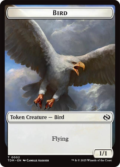 Bird // Monk Double-Sided Token (2 // 3) (Tarkir: Dragonstorm)