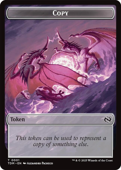 Copy // Monk Double-Sided Token (1 // 3) (Tarkir: Dragonstorm)