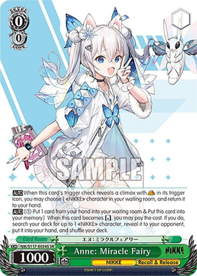 Anne: Miracle Fairy (SR) (NIK/S117-E034S SR) (GODDESS OF VICTORY: NIKKE)