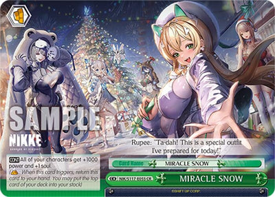 MIRACLE SNOW (NIK/S117-E055 CR) (GODDESS OF VICTORY: NIKKE)