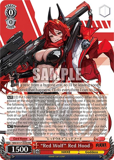 "Red Wolf" Red Hood (NIK/S117-E058 RR) (GODDESS OF VICTORY: NIKKE)