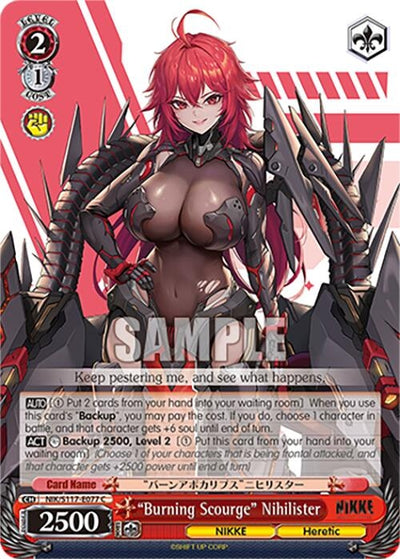 "Burning Scourge" Nihilister (NIK/S117-E077 C) (GODDESS OF VICTORY: NIKKE)