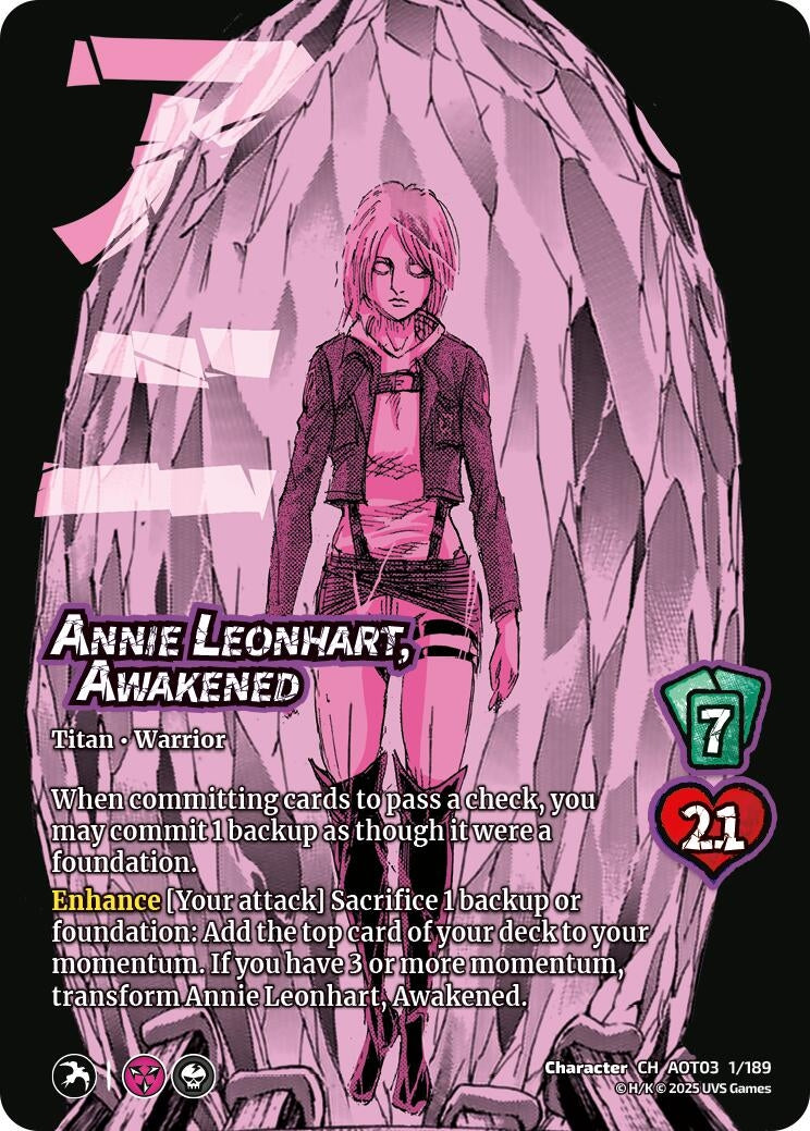 Annie Leonhart, Awakened // Female Titan (1/189) (Attack on Titan: Apocalypse)