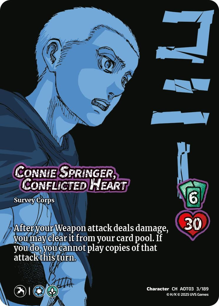 Connie Springer, Conflicted Heart (3/189) (Attack on Titan: Apocalypse)