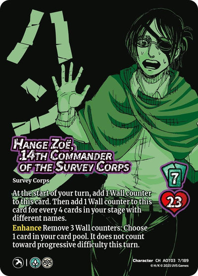 Hange Zoe, 14th Commander of the Survey Corps (7/189) (Attack on Titan: Apocalypse)