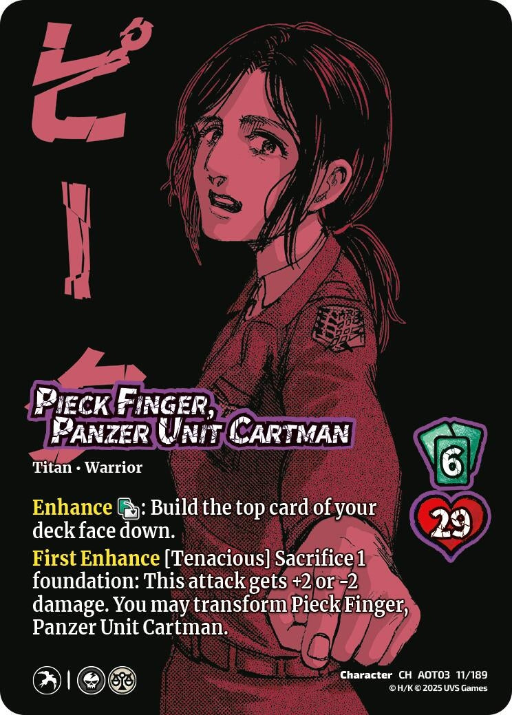 Pieck Finger, Panzer Unit Cartman // Cart Titan, Finale (11/189) (Attack on Titan: Apocalypse)