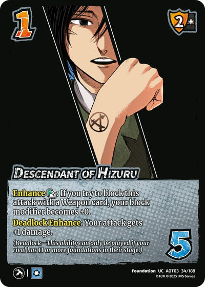 Descendant of Hizuru (34/189) (Attack on Titan: Apocalypse)